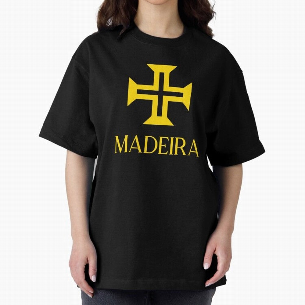 Madeira yellow Oversized T-Shirt Support Global Football Passion for FIFA World Cup 2026, Driven by CR7, England and Germany, Supporter Pride, Iconic Celebrations, Legendary Names and Global Match Day Energy; Created for Match Day Parties, Soccer