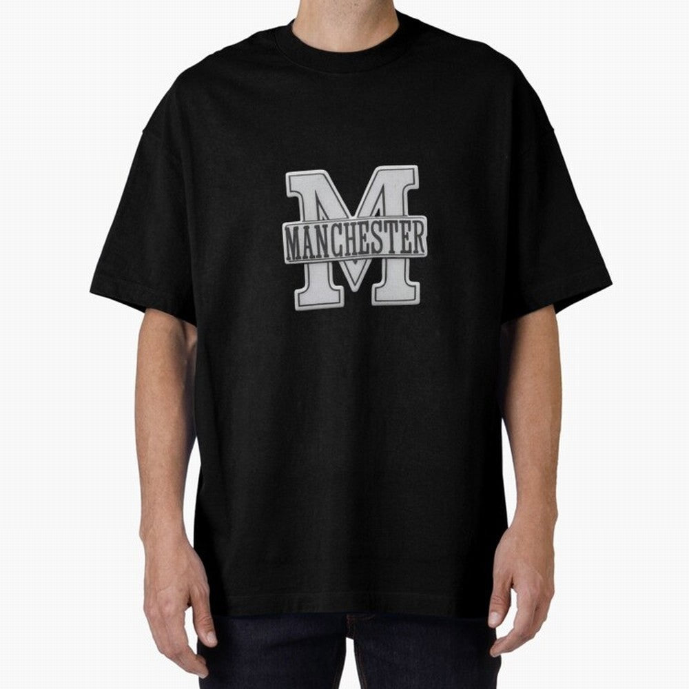 Manchester Oversized T-Shirt Celebrate the Magic of FIFA World Cup 2026 Group Stage Capturing Messi, Portugal, Spain and Germany Energy, Worldwide Fan Energy, Dramatic Goals, Stadium Lights and Championship Celebrations; Ideal for Football Dads,