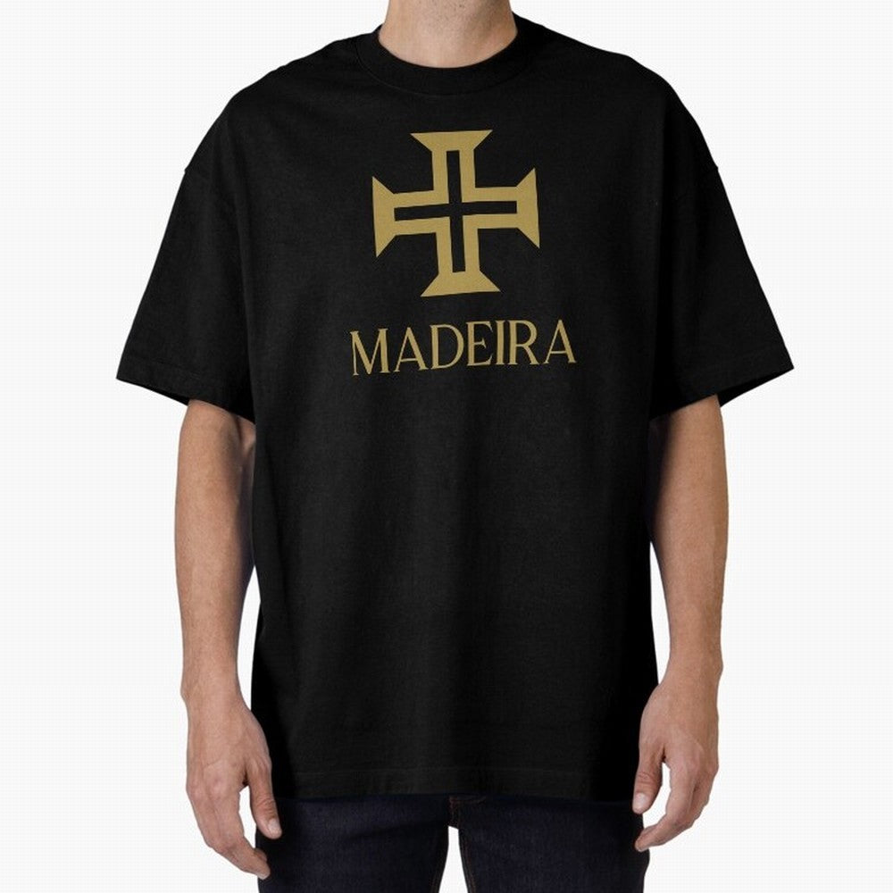 Madeira gold b Oversized T-Shirt Follow the Final Road of Global Football Passion for FIFA World Cup 2026 Group Stage, Connected to CR7 and Messi, England, Football History, Final Match Energy, Crowd Noise and Once in a Lifetime Moments; Made for