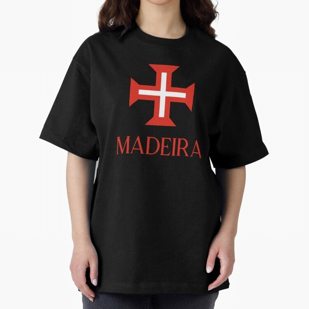 Madeira red Oversized T-Shirt Feel the Heartbeat of FIFA World Cup 2026 USA Canada Mexico for Fans of Mbappe and Neymar and Spain and Netherlands, Bringing Game Day Rituals, Football Legends, Country Pride and the Road to the Final; Perfect for
