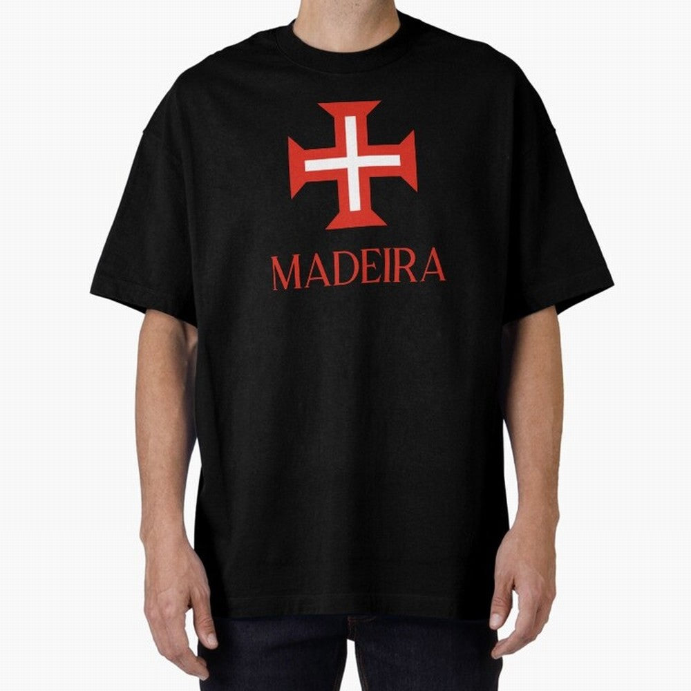 Madeira red Oversized T-Shirt Feel the Heartbeat of FIFA World Cup 2026 USA Canada Mexico for Fans of Mbappe and Neymar and Spain and Netherlands, Bringing Game Day Rituals, Football Legends, Country Pride and the Road to the Final; Perfect for