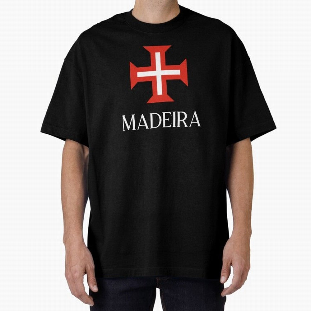 Madeira Oversized T-Shirt Support Iconic Players in FIFA World Cup 2026 USA Canada Mexico Spirit, Built around Brazil, Portugal and Argentina, Messi, CR7 and Mbappe, Match Day Excitement, Supporter Culture, Golden Goals and Global Football Passion;