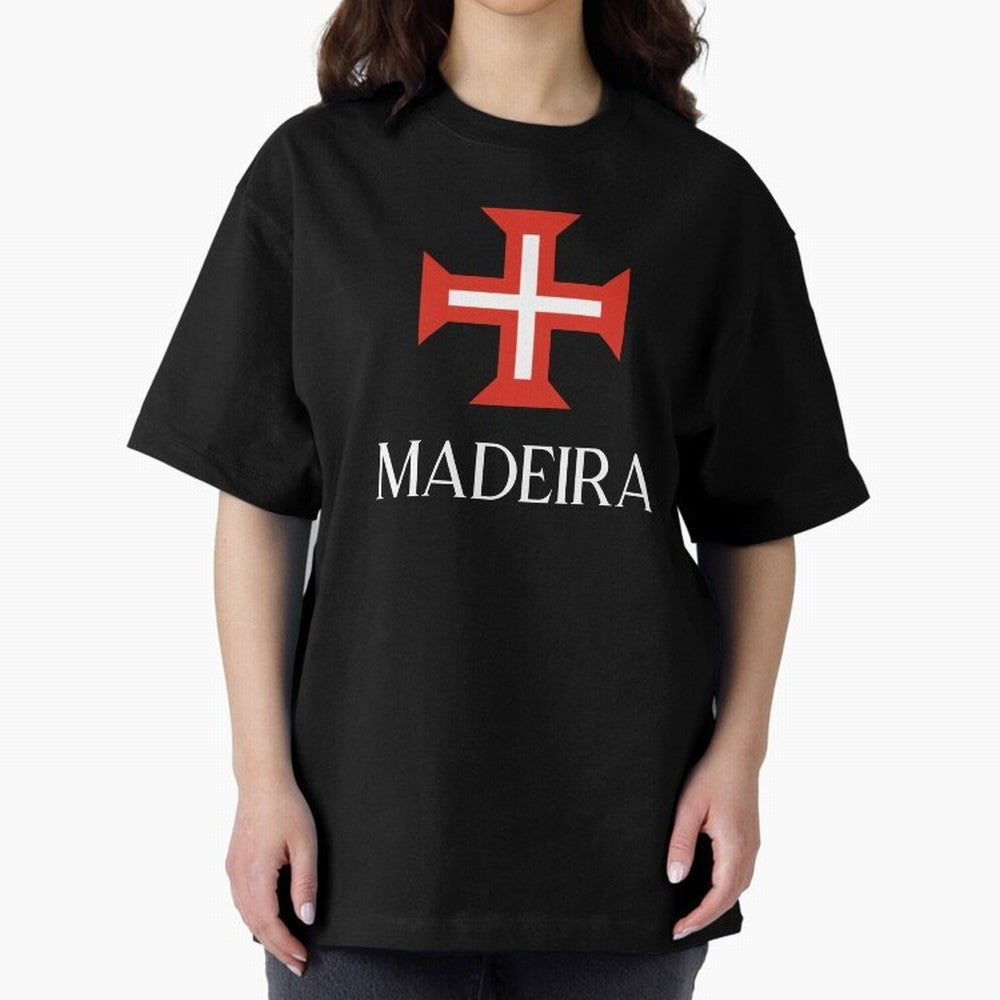 Madeira Oversized T-Shirt Support Iconic Players in FIFA World Cup 2026 USA Canada Mexico Spirit, Built around Brazil, Portugal and Argentina, Messi, CR7 and Mbappe, Match Day Excitement, Supporter Culture, Golden Goals and Global Football Passion;