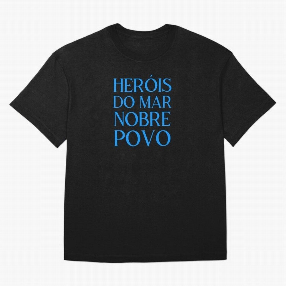 Her¨®is do Mar Nobre Povo blue 2 Oversized T-Shirt Celebrate the Stars of FIFA World Cup 2026 with Cristiano Ronaldo, Haaland and CR7, Portugal Energy, Sports Nostalgia, International Competition, Famous Players and Unforgettable Victories; Great