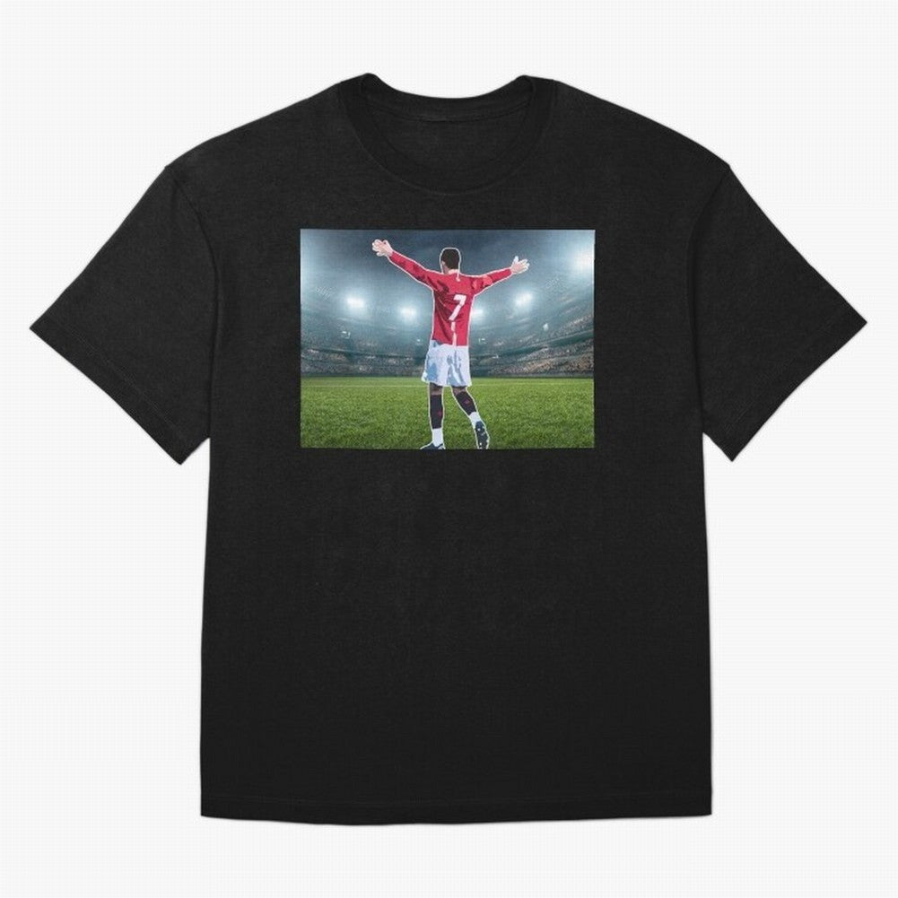 Ronaldo Oversized T-Shirt Capture Global Football Passion for FIFA World Cup 2026 USA Canada Mexico, Capturing Neymar, Netherlands, Football Festival Excitement, Trophy Ambitions, Country Rivalries and Star Player Buzz; Great for Watch Parties,