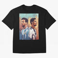 Lionel Messi and Cristiano Ronaldo Oversized T-Shirt Make Game Day About Match Day Hype around FIFA World Cup 2026 USA Canada Mexico, Neymar, Haaland and Cristiano Ronaldo, Brazil, Global Supporter Spirit, Legendary Goals, National Colors and