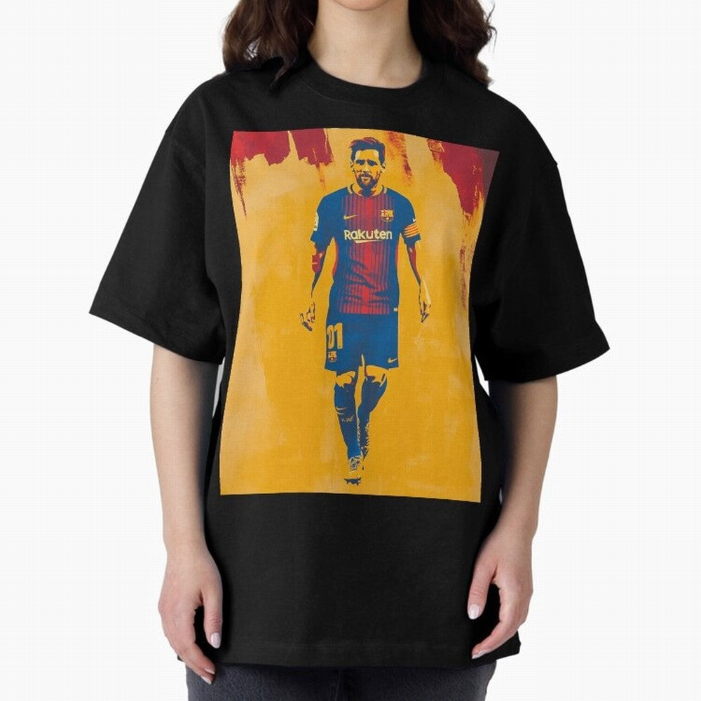 Lionel Messi Oversized T-Shirt Honor the Beautiful Game during Match Day Hype around FIFA World Cup 2026 Group Stage, Messi and Cristiano Ronaldo, France and Portugal, Champion Mindset, Group Stage Buzz, Knockout Tension and Passionate Fan Culture;