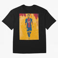 Lionel Messi Oversized T-Shirt Honor the Beautiful Game during Match Day Hype around FIFA World Cup 2026 Group Stage, Messi and Cristiano Ronaldo, France and Portugal, Champion Mindset, Group Stage Buzz, Knockout Tension and Passionate Fan Culture;