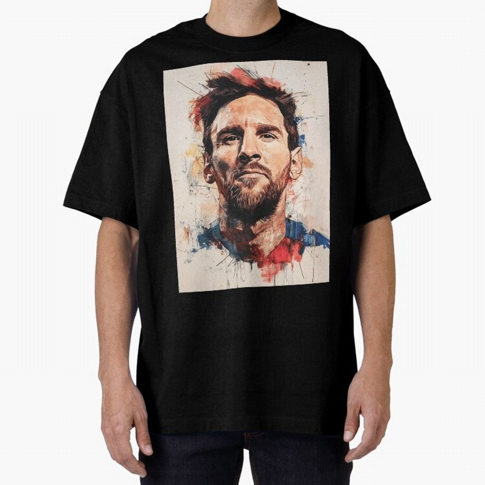 Lionel Messi Oversized T-Shirt Experience FIFA World Cup 2026 with Neymar, Portugal, Spain and Germany Energy, Game Day Rituals, Football Legends, Country Pride and the Road to the Final; Ideal for Football Dads, Football Moms, Friends, Collectors