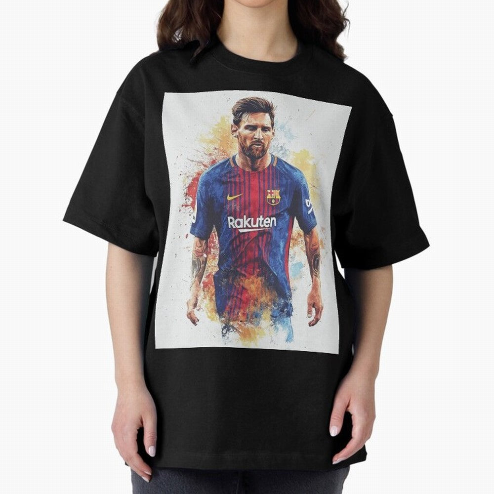 Lionel Messi Oversized T-Shirt Bring a Champion Mindset to Global Football Passion for FIFA World Cup 2026, Filled with CR7, Brazil, Tournament Hype, Historic Matchups, Family Viewing Parties and Global Sports Pride; Made for Die Hard Supporters,
