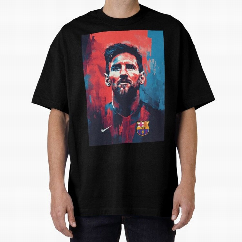 Lionel Messi Oversized T-Shirt Celebrate Supporters United by Global Football Passion for FIFA World Cup 2026, Connected to Messi, CR7 and Mbappe, Portugal, Spain and Germany, Fan Favorite Moments, National Team Passion, Big Match Drama and Soccer
