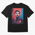 Lionel Messi Oversized T-Shirt Celebrate Supporters United by Global Football Passion for FIFA World Cup 2026, Connected to Messi, CR7 and Mbappe, Portugal, Spain and Germany, Fan Favorite Moments, National Team Passion, Big Match Drama and Soccer