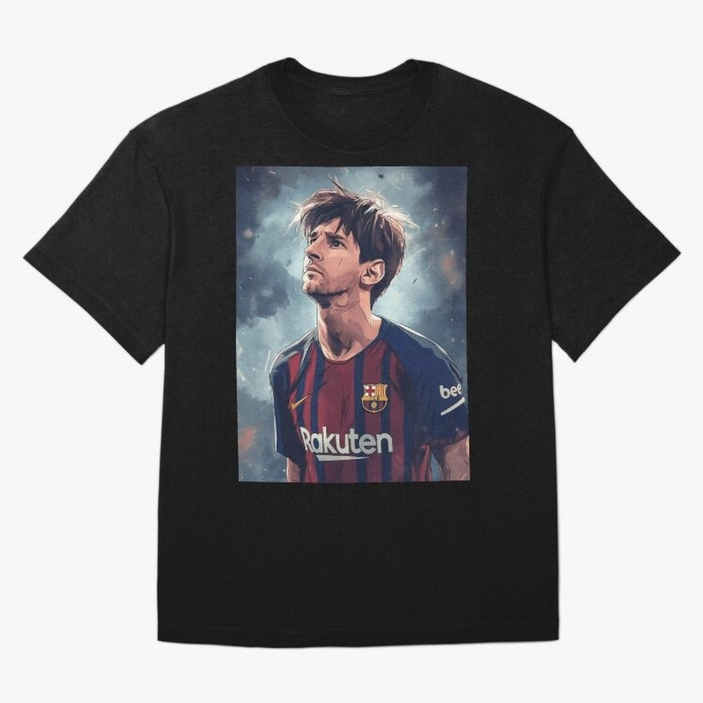 Lionel Messi Oversized T-Shirt Celebrate Global Football Passion for FIFA World Cup 2026, Driven by Messi, Neymar and Mbappe, Brazil, Soccer Culture, Superstar Moments, National Team Dreams and Competitive Fire; Perfect for Supporters Who Want Bold