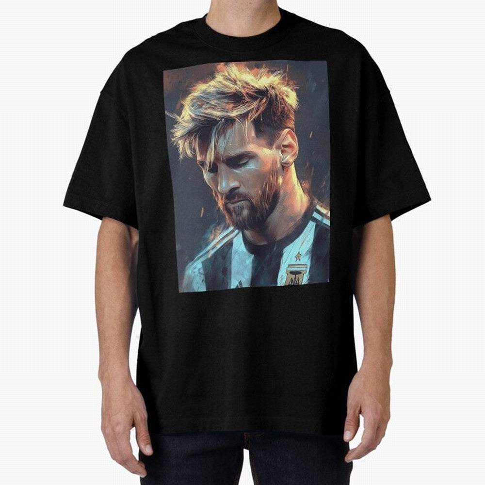 leo Messi Oversized T-Shirt Refresh FIFA World Cup 2026 USA Canada Mexico with Haaland, Argentina and Brazil Energy, Champion Mindset, Group Stage Buzz, Knockout Tension and Passionate Fan Culture; Perfect for Supporters Who Want Bold Football