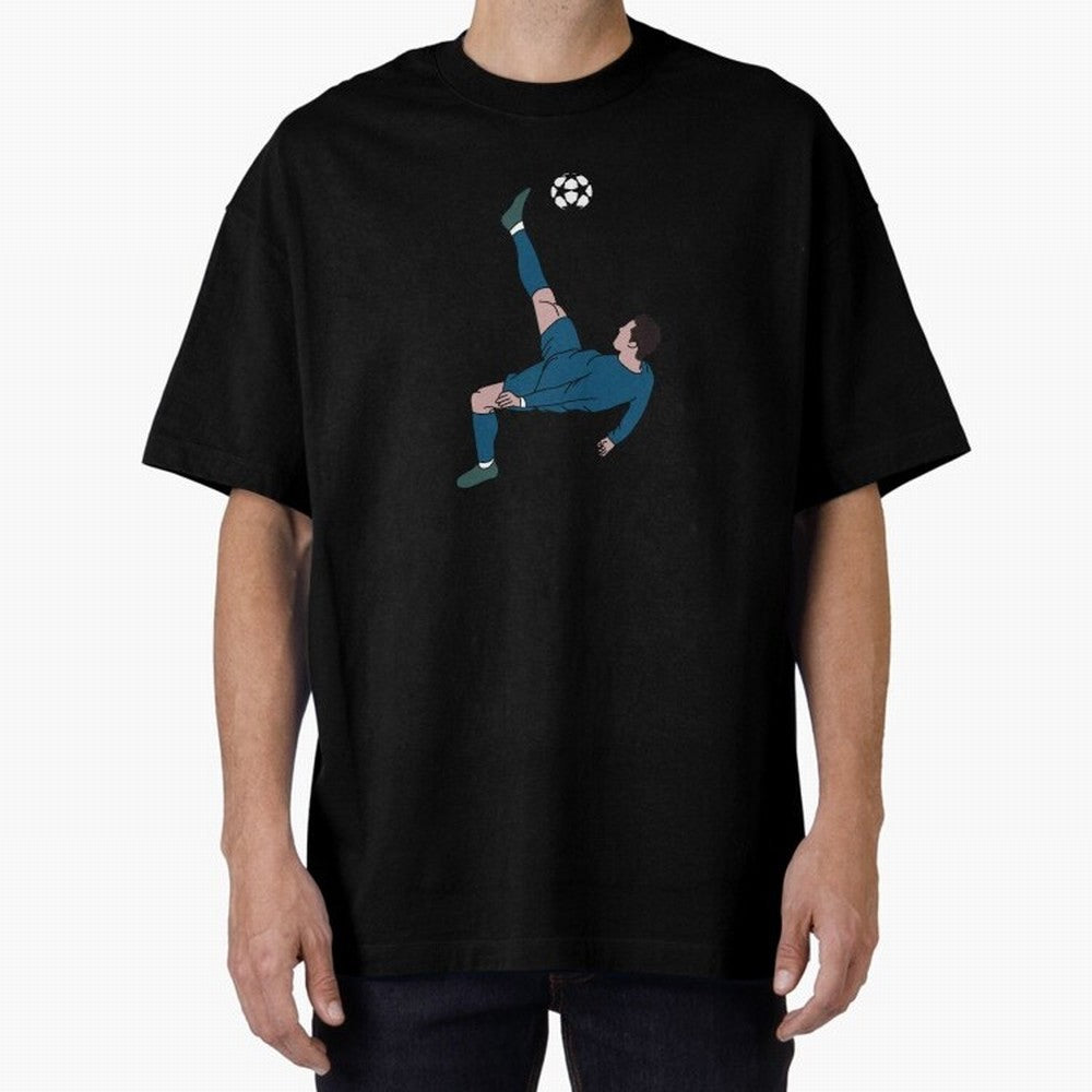 CR7 CRISTIANO RONALDO Oversized T-Shirt Get Ready for the FIFA World Cup 2026 USA Canada Mexico Journey through Cristiano Ronaldo, Haaland and CR7 Highlights, Spain Pride, Classic Soccer Heritage, Championship Pressure, Fan Loyalty and