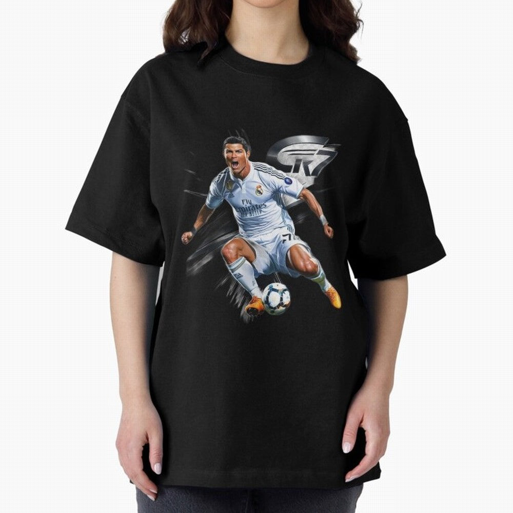 CR7 Ronaldo Legacy GOAT Soccer Fan T-Shirt ¨C Ultimate Football Icon Oversized T-Shirt Showcase FIFA World Cup 2026 Inspired by Messi and Cristiano Ronaldo, Netherlands Energy, Supporter Pride, Iconic Celebrations, Legendary Names and Global Match