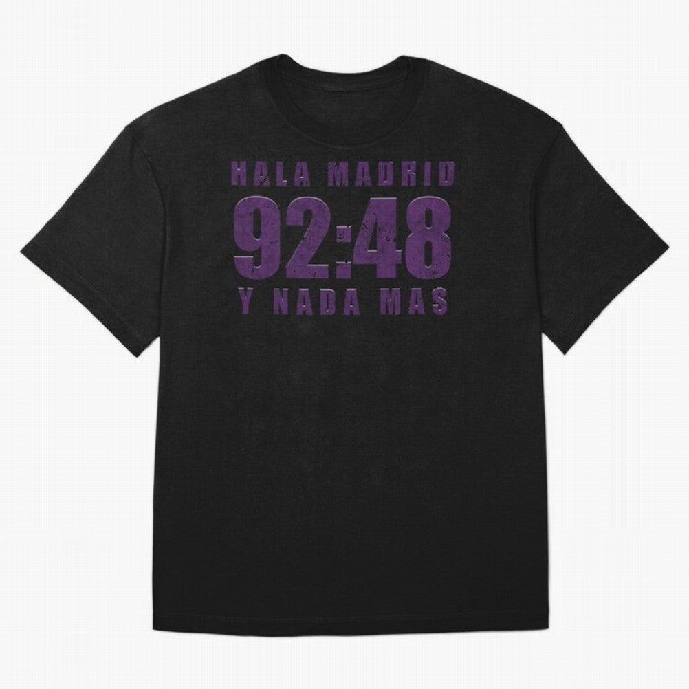 La Decima ChL 92:48 Madrid Hala Madrid Y Nada Mas History Made Madrid Bernabeu Football Soccer Legendary Oversized T-Shirt Celebrate the Road through FIFA World Cup 2026 Celebrating Messi, Argentina and Brazil Energy, Stadium Chants, National