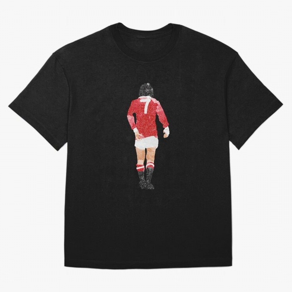 George Best watercolour Manchester United Football Northern Ireland Legend number 7 Man United Red D Oversized T-Shirt Bring International Match Energy to Global Football Passion for FIFA World Cup 2026 Group Stage, Highlighting Messi, France and