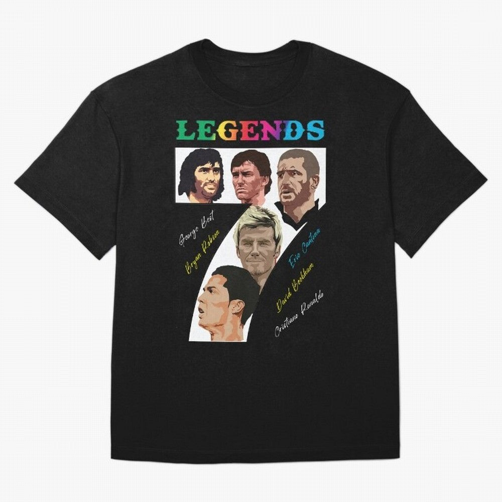 LEGENDS OF FOOTBALL Oversized T-Shirt Elevate FIFA World Cup 2026 for Fans of Haaland and Portugal, Bringing Retro Football Energy, Iconic Rivalries, Trophy Chase Drama and Stadium Atmosphere; Built for Supporters Chasing Trophy Dreams, Final Match