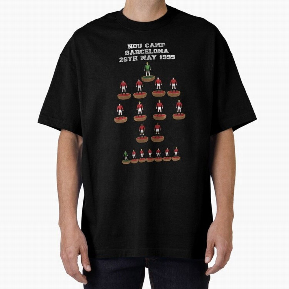 Manchester United Champions League 1999 Oversized T-Shirt Show Match Day Excitement for Match Day Hype around FIFA World Cup 2026 USA Canada Mexico, Messi, CR7 and Mbappe, Netherlands, Fan Favorite Moments, National Team Passion, Big Match Drama