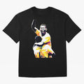 Pele Pop Art Oversized T-Shirt Cheer through Every Moment of Global Football Passion for FIFA World Cup 2026 Group Stage, Inspired by Haaland, Brazil, Portugal and Argentina, Match Day Excitement, Supporter Culture, Golden Goals and Global Football