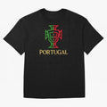 Portugal Tuga Gold Oversized T-Shirt Capture Global Football Passion for FIFA World Cup 2026 USA Canada Mexico, Capturing Neymar, Netherlands, Football Festival Excitement, Trophy Ambitions, Country Rivalries and Star Player Buzz; Great for Watch
