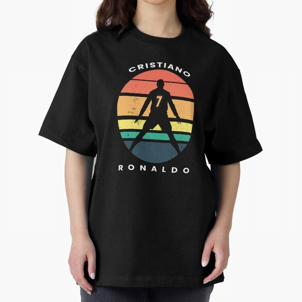 CRISTIANO RONALDO RETRO VINTAGE T-SHIRT Oversized T-Shirt Create FIFA World Cup 2026 Group Stage Filled with Neymar, Haaland and Cristiano Ronaldo, Argentina Energy, Soccer Culture, Superstar Moments, National Team Dreams and Competitive Fire;
