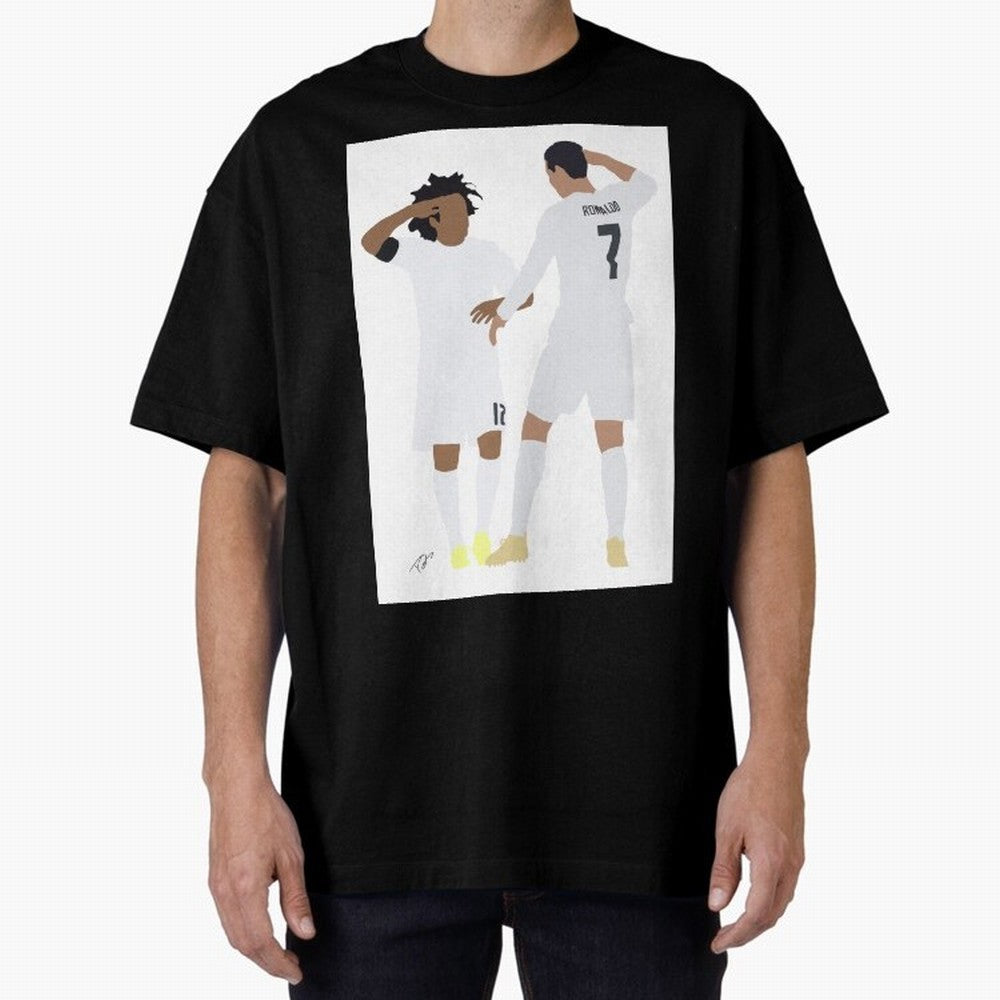 Ronaldo & Marcelo Oversized T-Shirt Bring Supporter Culture to FIFA World Cup 2026 Spirit, Celebrating Germany, Cristiano Ronaldo, Global Supporter Spirit, Legendary Goals, National Colors and Tournament Celebration; Made for Collectors Who Enjoy