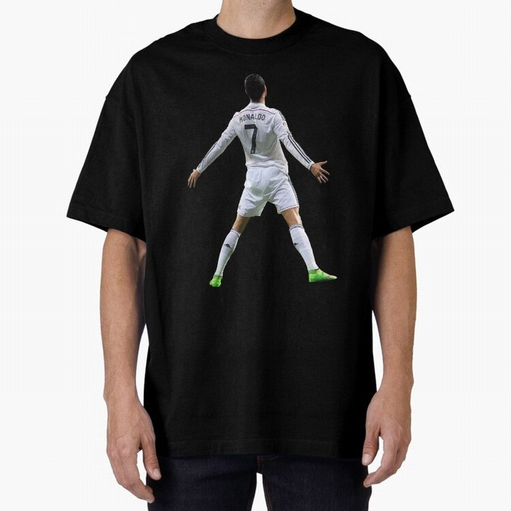 CR7 Oversized T-Shirt Celebrate Football Heritage in the FIFA World Cup 2026 Journey through Cristiano Ronaldo Highlights, Brazil Pride, Football Passion, Legendary Performances, Festival Vibes and Supporter Community; Made for Collectors Who Enjoy