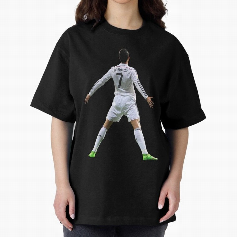 CR7 Oversized T-Shirt Celebrate Football Heritage in the FIFA World Cup 2026 Journey through Cristiano Ronaldo Highlights, Brazil Pride, Football Passion, Legendary Performances, Festival Vibes and Supporter Community; Made for Collectors Who Enjoy