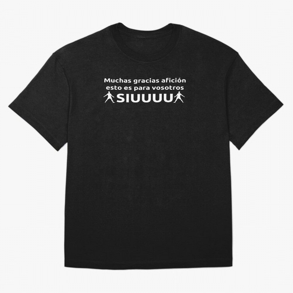 Muchas gracias afici¨®n, esto es para vosotros Siuuu Oversized T-Shirt Celebrate Classic Football Spirit in FIFA World Cup 2026 USA Canada Mexico for Fans of Haaland and England, Bringing Football Festival Excitement, Trophy Ambitions, Country