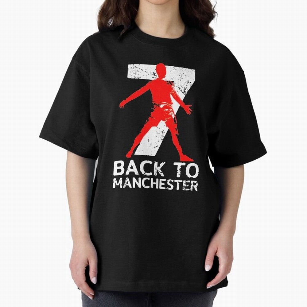Men Back to manchester Welcome to manchester Oversized T-Shirt Make Game Day About FIFA World Cup 2026 USA Canada Mexico Spirit, Connected to Argentina, France and Brazil, Messi, Classic Soccer Heritage, Championship Pressure, Fan Loyalty and