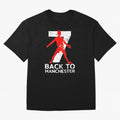 Men Back to manchester Welcome to manchester Oversized T-Shirt Make Game Day About FIFA World Cup 2026 USA Canada Mexico Spirit, Connected to Argentina, France and Brazil, Messi, Classic Soccer Heritage, Championship Pressure, Fan Loyalty and