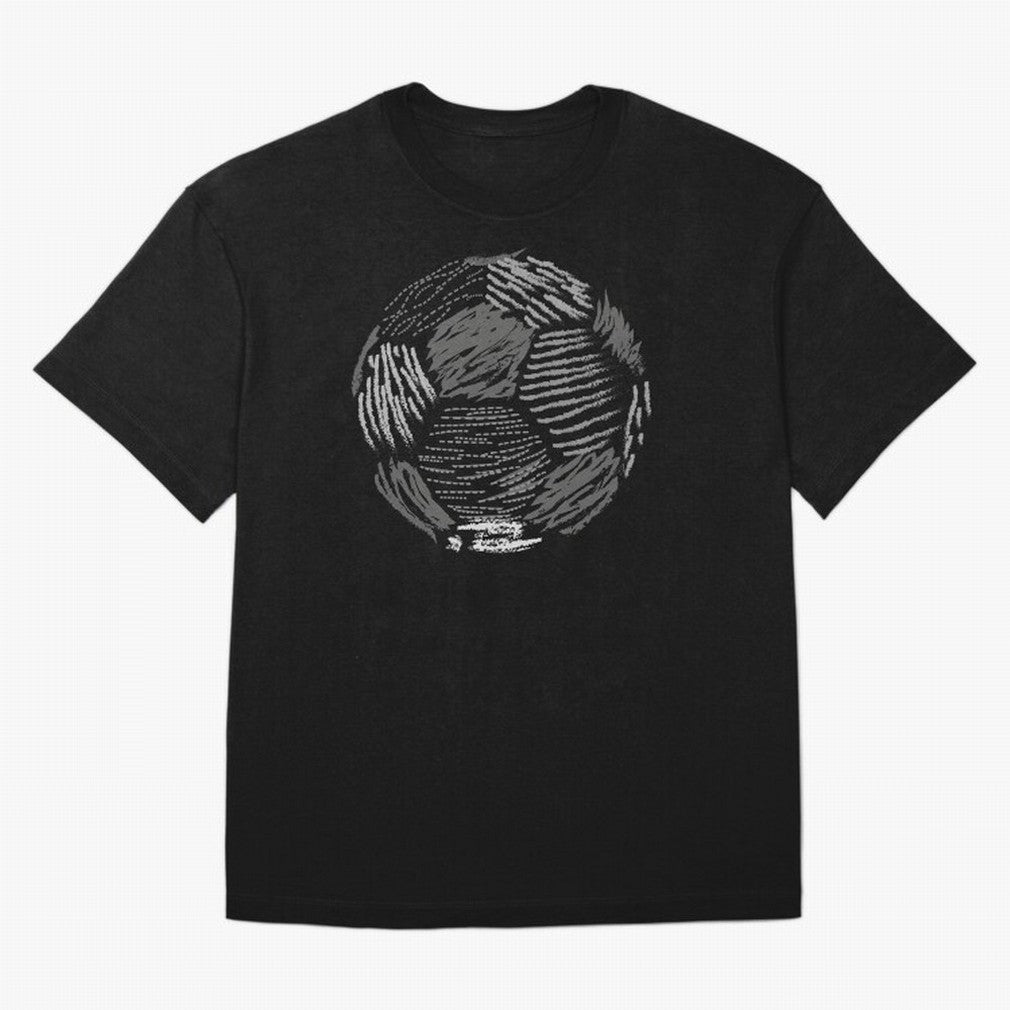 Soccer ball Oversized T-Shirt Celebrate Classic Football Spirit in FIFA World Cup 2026 Centered on Messi, Neymar and Mbappe, Argentina, France and Brazil Energy, Sports Nostalgia, International Competition, Famous Players and Unforgettable