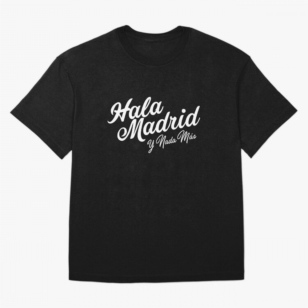 HALA MADRID Oversized T-Shirt Relive Legendary Nights from Match Day Hype around FIFA World Cup 2026 Group Stage, CR7 and Messi, Spain and Netherlands, Tournament Hype, Historic Matchups, Family Viewing Parties and Global Sports Pride; Built for