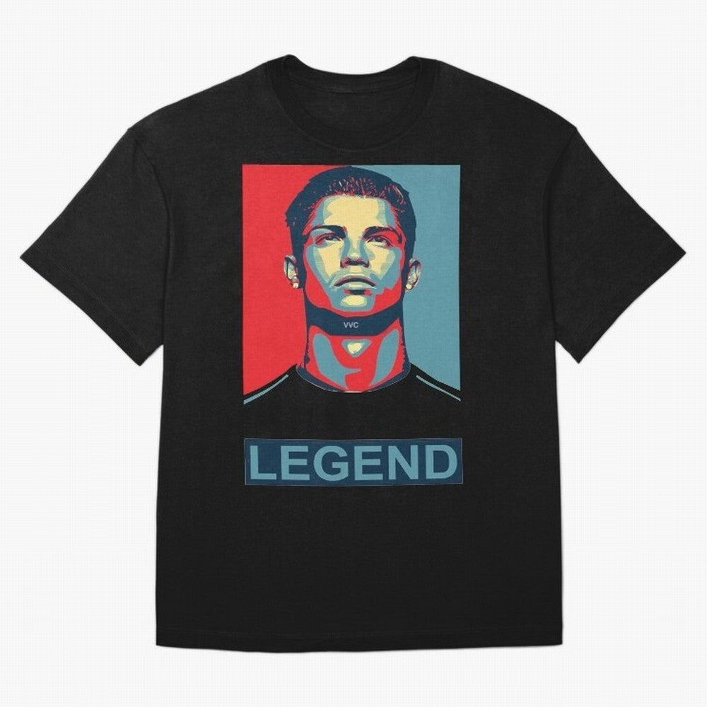 cristiano ronaldo legend Es Oversized T-Shirt Support Iconic Players in FIFA World Cup 2026 Spirit, Centered on France and Portugal, Messi and Cristiano Ronaldo, Global Supporter Spirit, Legendary Goals, National Colors and Tournament Celebration;
