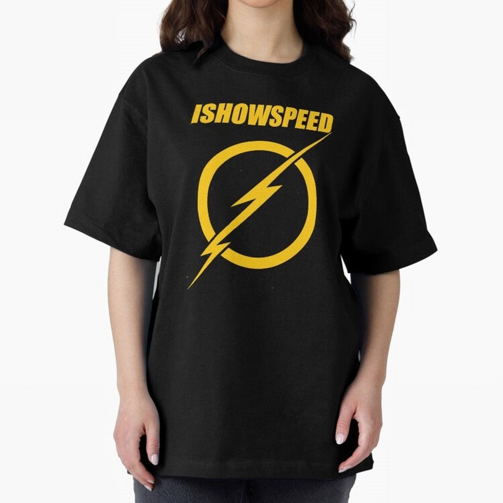 ISHOWSPEED MERCH LOGO Oversized T-Shirt Celebrate Soccer Greatness during FIFA World Cup 2026 Group Stage Spirit, with Spain, Messi, Tournament Hype, Historic Matchups, Family Viewing Parties and Global Sports Pride; Made for Die Hard Supporters,