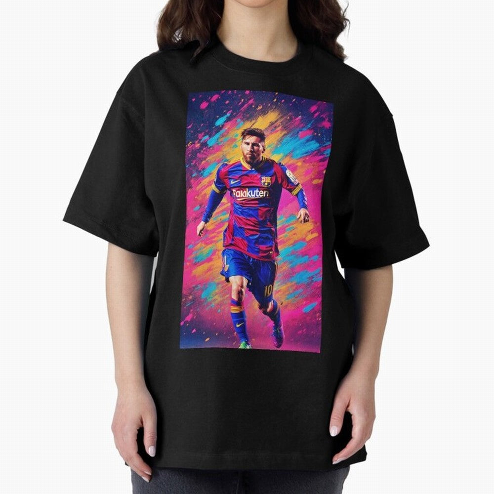 Lionel Messi Oversized T-Shirt Celebrate Fan Favorites in the FIFA World Cup 2026 Journey through Mbappe and Neymar Highlights, Argentina, France and Brazil Pride, Stadium Memories, Football Loyalty, International Chants and Championship Tradition;