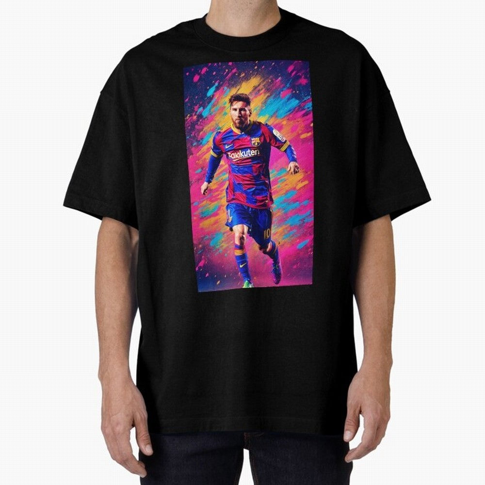 Lionel Messi Oversized T-Shirt Celebrate Fan Favorites in the FIFA World Cup 2026 Journey through Mbappe and Neymar Highlights, Argentina, France and Brazil Pride, Stadium Memories, Football Loyalty, International Chants and Championship Tradition;