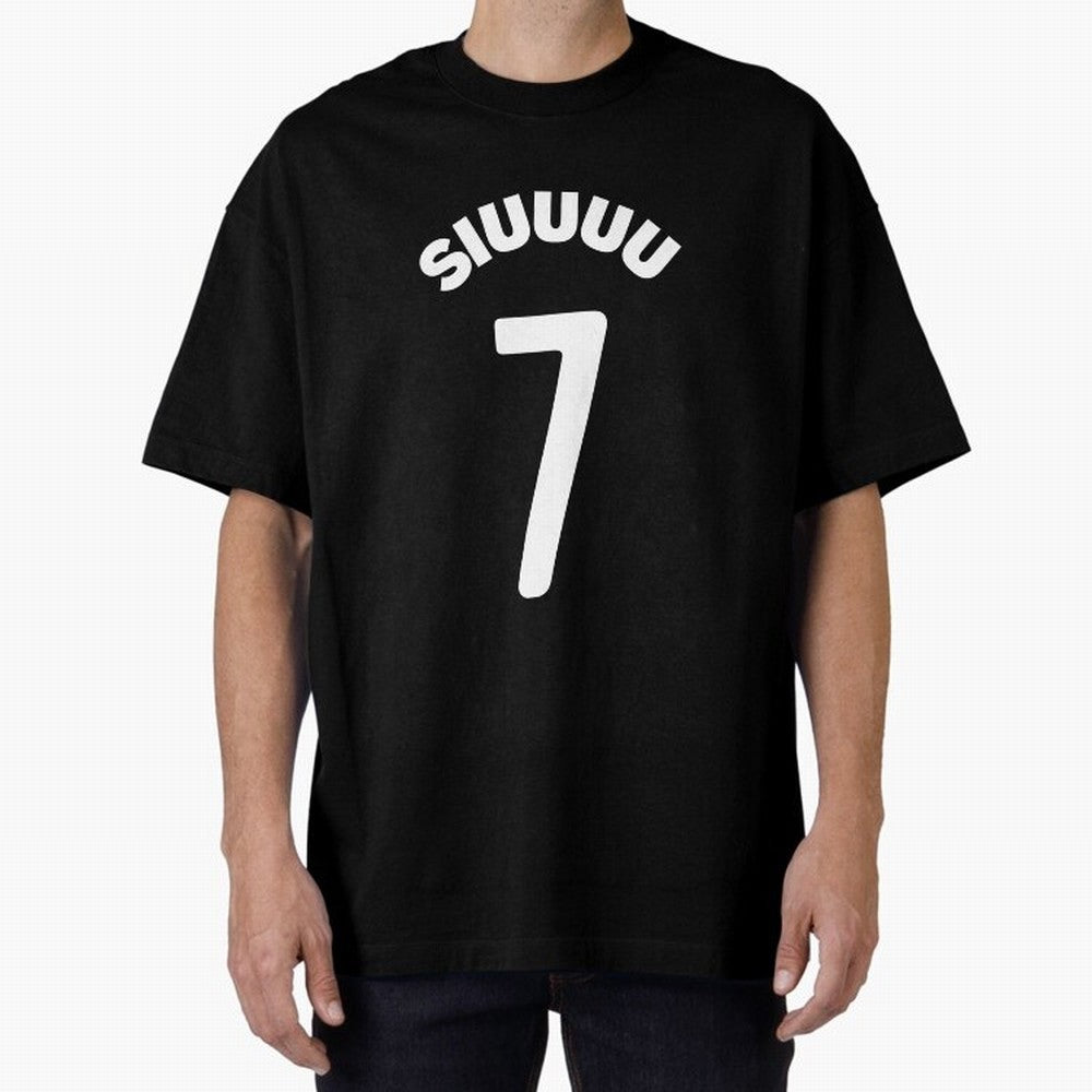 SIUUU Oversized T-Shirt Join Supporters Worldwide for FIFA World Cup 2026 Spirit, Driven by Spain and Netherlands, Neymar, Haaland and Cristiano Ronaldo, Global Supporter Spirit, Legendary Goals, National Colors and Tournament Celebration; Great