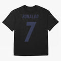 Cristiano Ronaldo 7 Oversized T-Shirt Live the Energy of FIFA World Cup 2026 Spirit, Celebrating Spain and Netherlands, Cristiano Ronaldo, Championship Spirit, Famous Goals, Roaring Crowds and International Football Unity; Perfect for Fans,