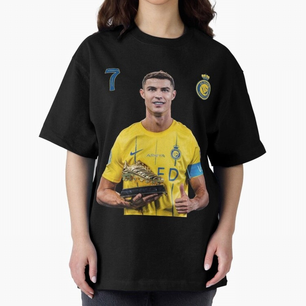 Cr7 cristiano ronaldo red black yellow blue milano real madid ronaldo cr ronaldo cristiano Portugal 7 9 united alnassr al nassr nassr al nassar hilal Oversized T-Shirt Experience the FIFA World Cup 2026 USA Canada Mexico Journey through CR7