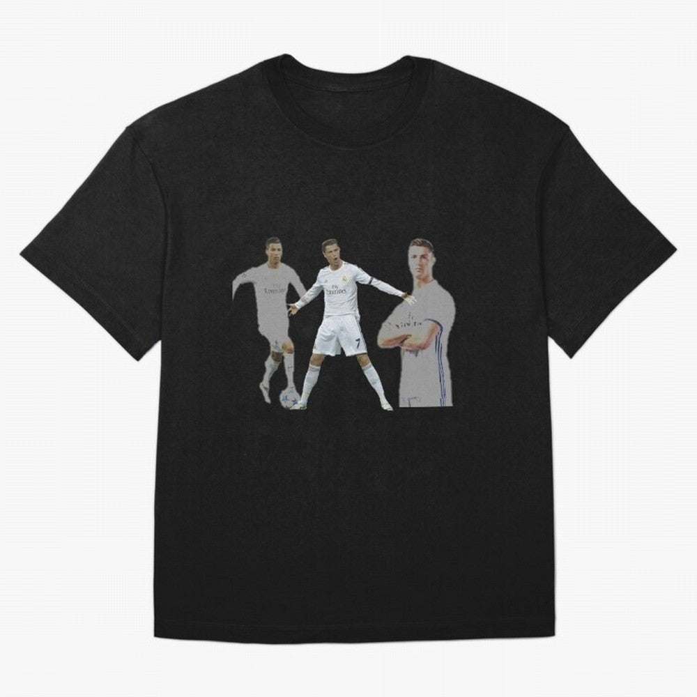 RONALDO Oversized T-Shirt Stand with FIFA World Cup 2026 USA Canada Mexico Centered on Haaland and Mbappe, Netherlands Energy, Goal Celebration Energy, Supporter Heritage, Football Icons and Worldwide Tournament Joy; Perfect for Fans, Collectors,