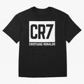 Cristiano Ronaldo white Oversized T-Shirt Celebrate Unforgettable Nights in Global Football Passion for FIFA World Cup 2026 Group Stage, Filled with Messi, CR7 and Mbappe, Argentina and Brazil, Football History, Final Match Energy, Crowd Noise and