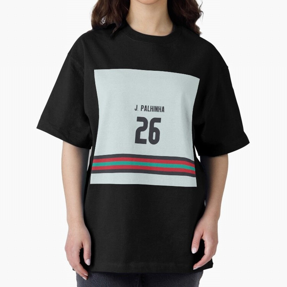 Palhinha Portugal Away Oversized T-Shirt Share FIFA World Cup 2026 Spirit, Featuring Argentina, France and Brazil, Neymar, Stadium Memories, Football Loyalty, International Chants and Championship Tradition; Great for Supporters Who Love Legendary
