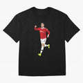 Cristiano Ronaldo Right Here Goal Celebration Oversized T-Shirt Elevate the FIFA World Cup 2026 Journey through Messi Highlights, Netherlands Pride, Classic Soccer Heritage, Championship Pressure, Fan Loyalty and International Pride; Made for