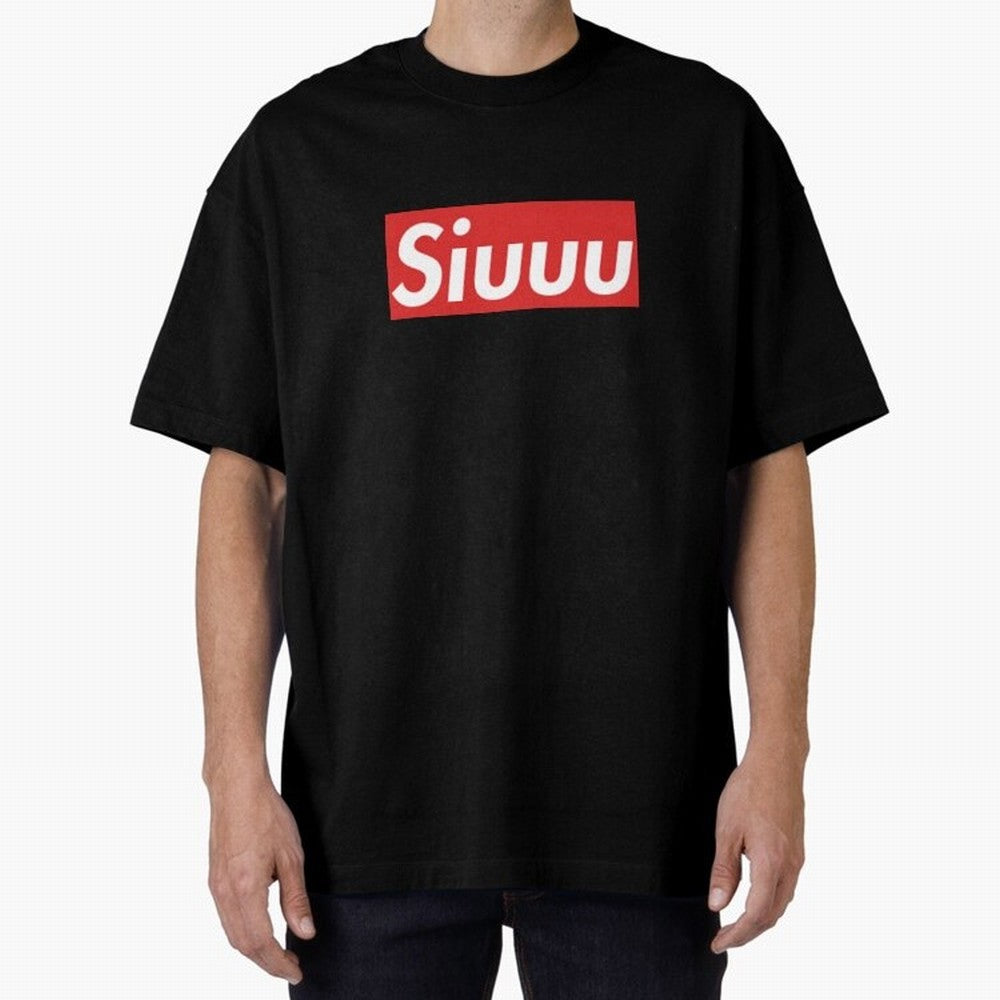 Siuu Oversized T-Shirt Remember Iconic Moments from FIFA World Cup 2026 Connected to Neymar, Brazil Energy, Football History, Final Match Energy, Crowd Noise and Once in a Lifetime Moments; Great for Watch Parties, Sports Bars, Family Nights, Fan