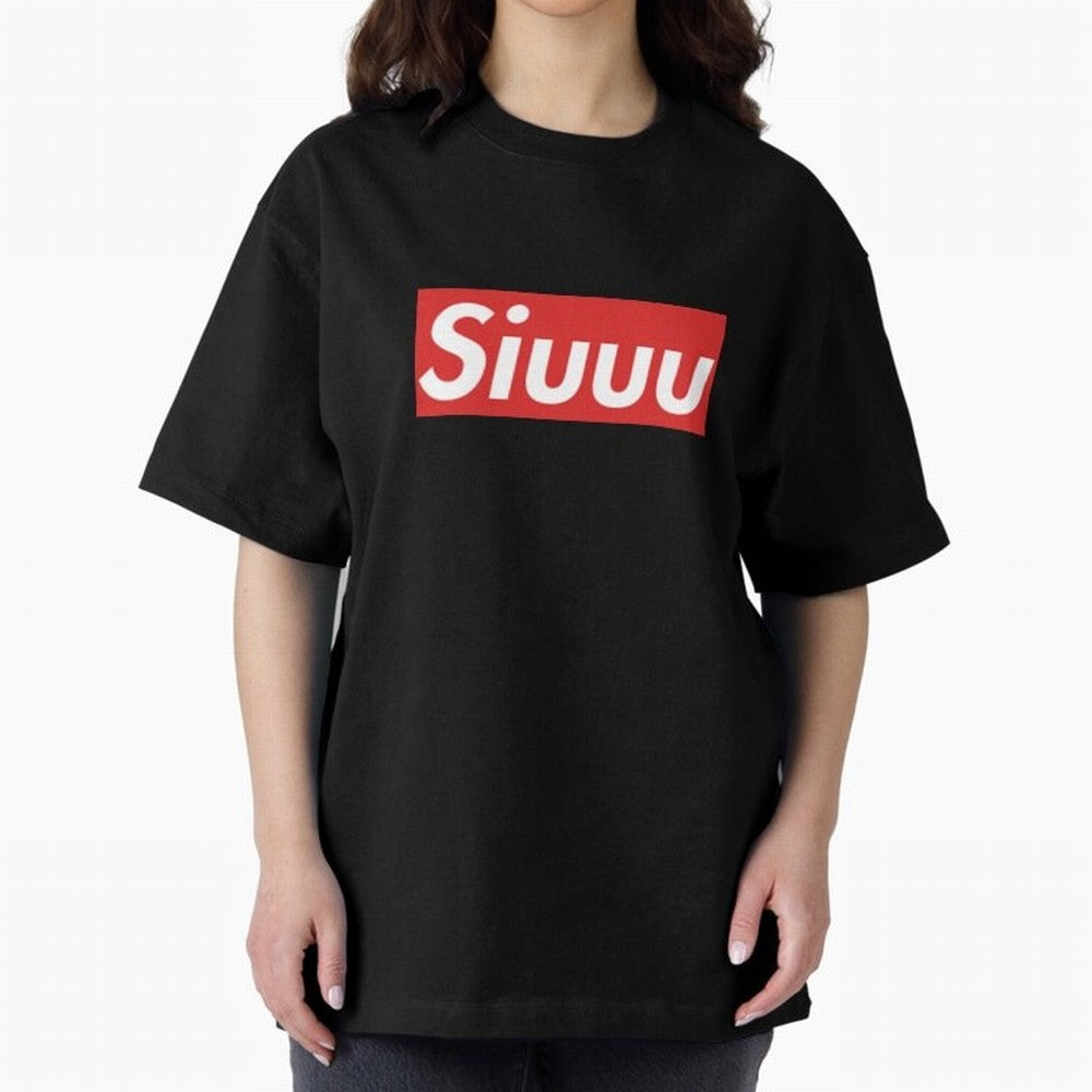 Siuu Oversized T-Shirt Remember Iconic Moments from FIFA World Cup 2026 Connected to Neymar, Brazil Energy, Football History, Final Match Energy, Crowd Noise and Once in a Lifetime Moments; Great for Watch Parties, Sports Bars, Family Nights, Fan