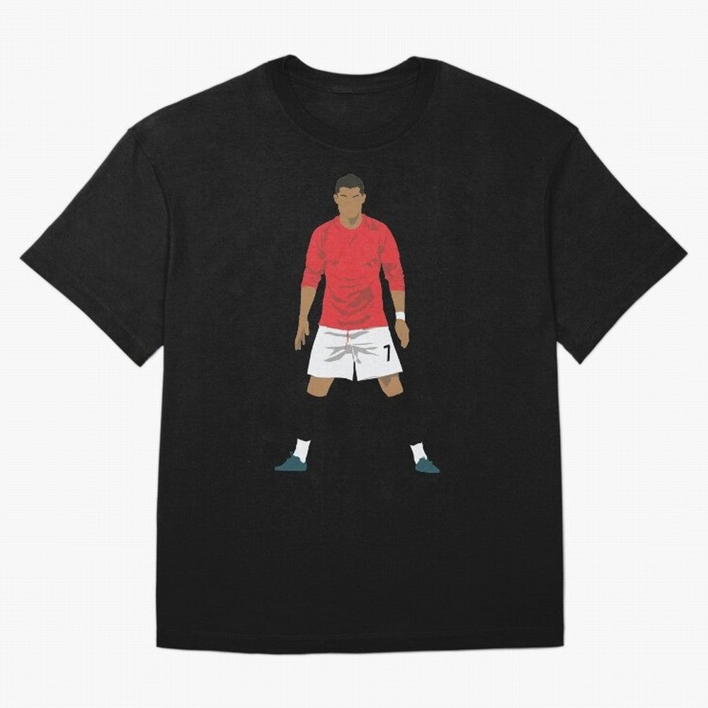 Cristiano Ronaldo MUFC Oversized T-Shirt Upgrade Global Football Passion for FIFA World Cup 2026 USA Canada Mexico, with Mbappe and Neymar, Netherlands, Football Passion, Legendary Performances, Festival Vibes and Supporter Community; Perfect for