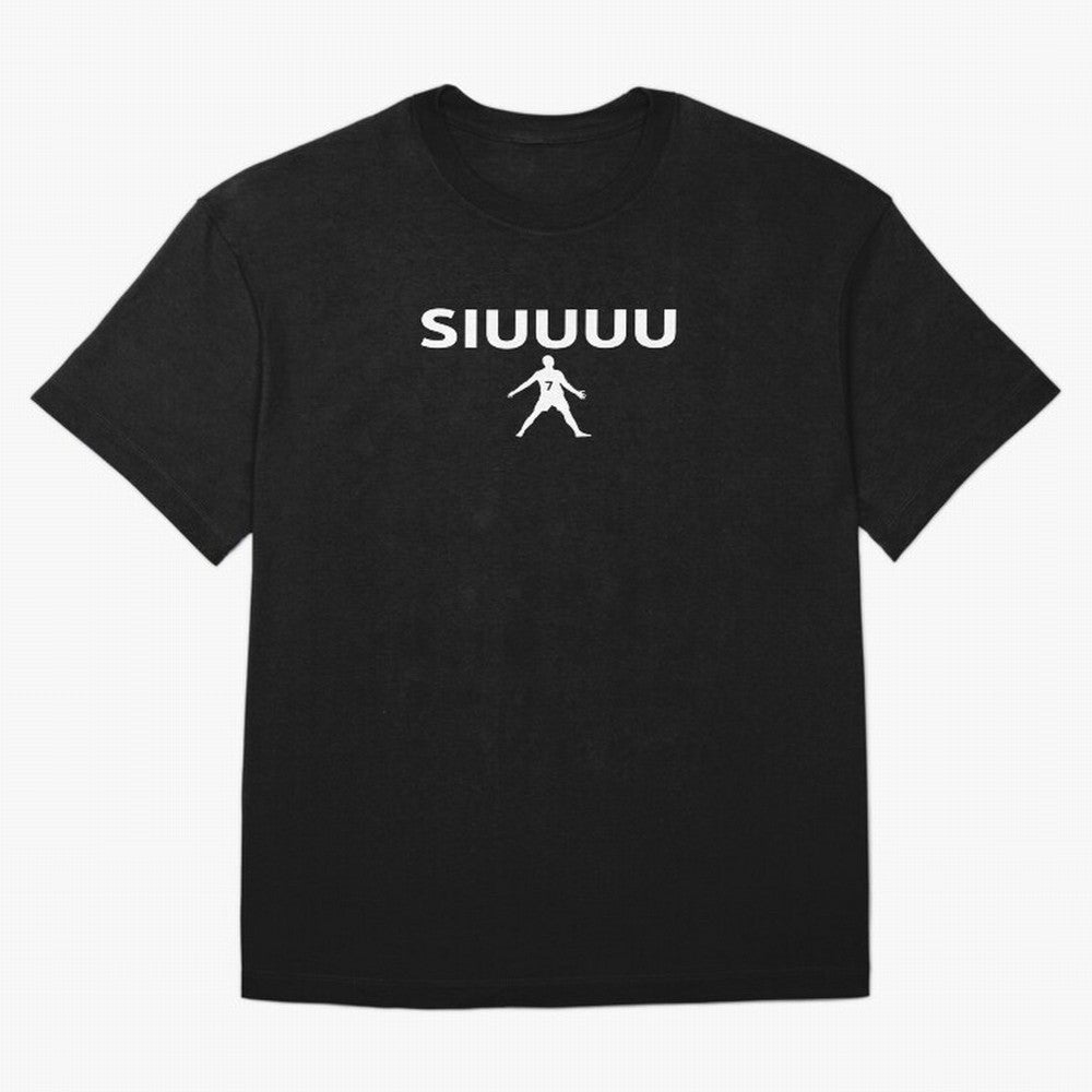 Siuuu Oversized T-Shirt Follow Every Goal of Match Day Hype around FIFA World Cup 2026 USA Canada Mexico, CR7, Spain and Netherlands, Goal Celebration Energy, Supporter Heritage, Football Icons and Worldwide Tournament Joy; Perfect for People Who